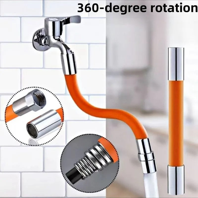 Prelungitor Flexibil Universal HOZRO, pentru Baterie Sanitară – Mobilitate și Confort în Bucătărie și Baie! 🚿🧡