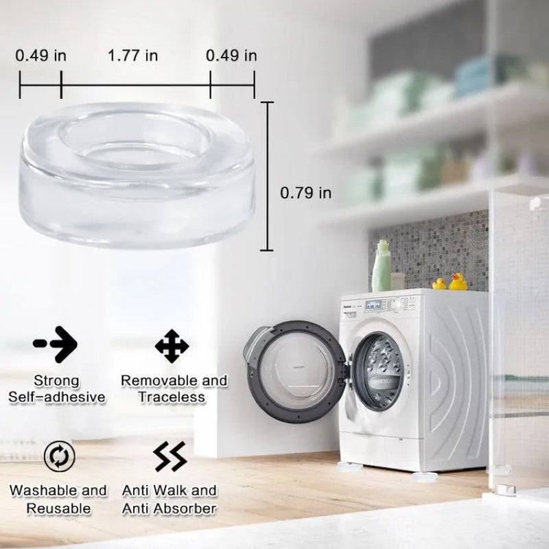 Set 4 Picioare Antivibrație pentru Mașina de Spălat – Stabilitate și Protecție! 🛡️🌀 BESTSELLS