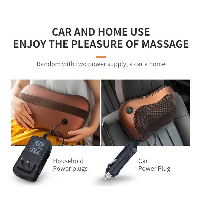 Pernă de Masaj cu Funcție de Încălzire – Relaxare și Confort Oriunde! BESTSELLS
