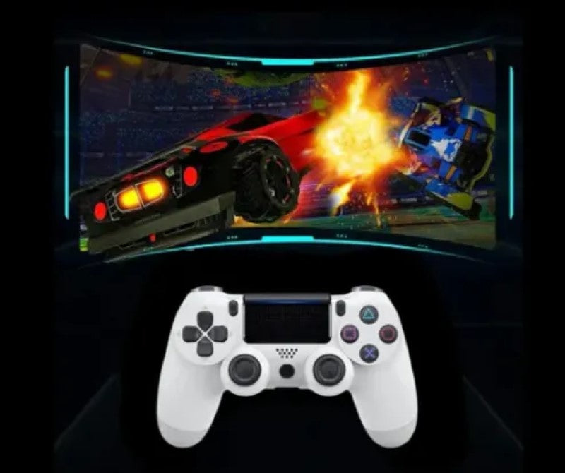 Controller Wireless DoubleShock , compatibil cu PS4, vibratie dubla, baterie performanta, alb BESTSELLS