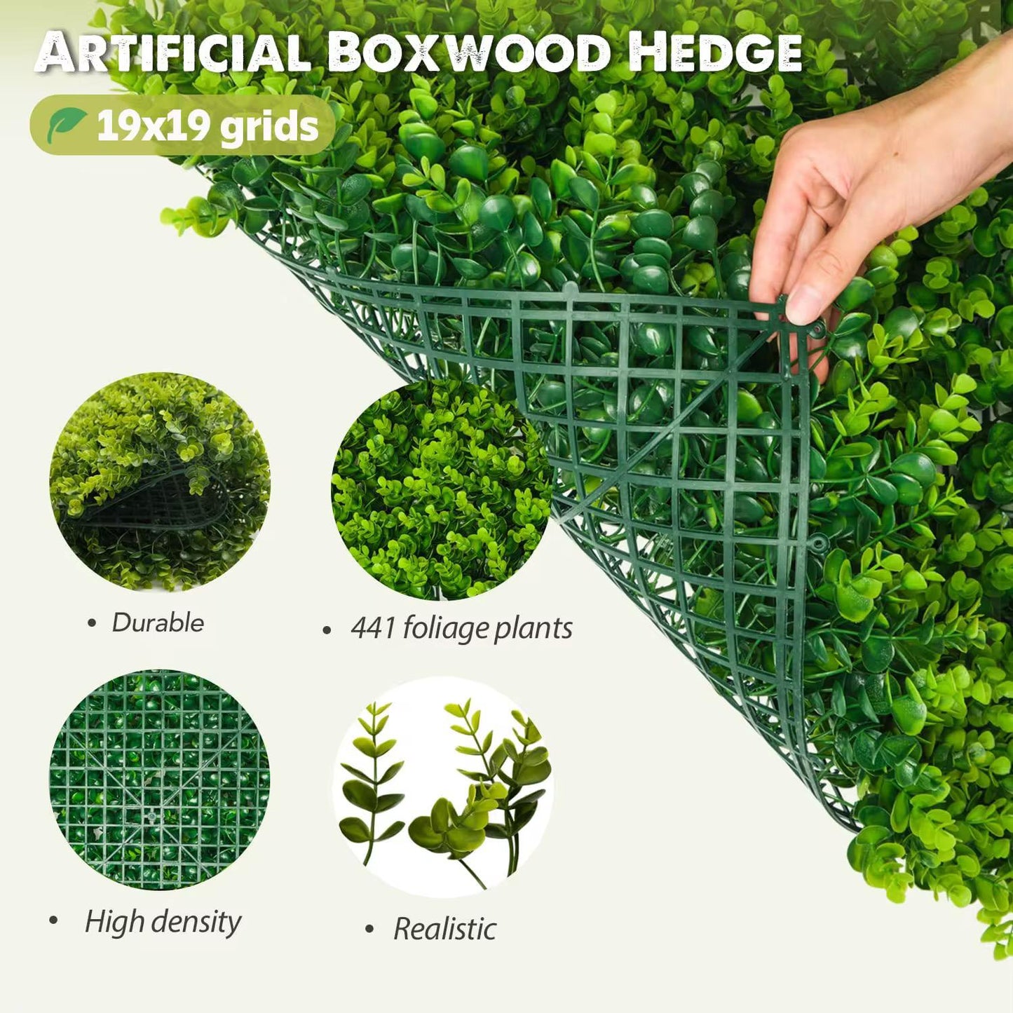 🌿 Panou Decorativ Premium Hozro – Gazon Artificial Iarba, 60x40 cm HOZRO