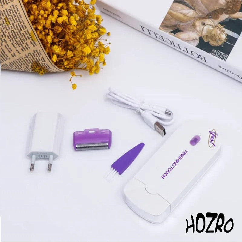 🌸 Pachet Promo Îngrijire și Igienă Corporală pentru Femei HOZRO® – Epilator Sensa-Light & Pilă Electrică Pedi Spin HOZRO