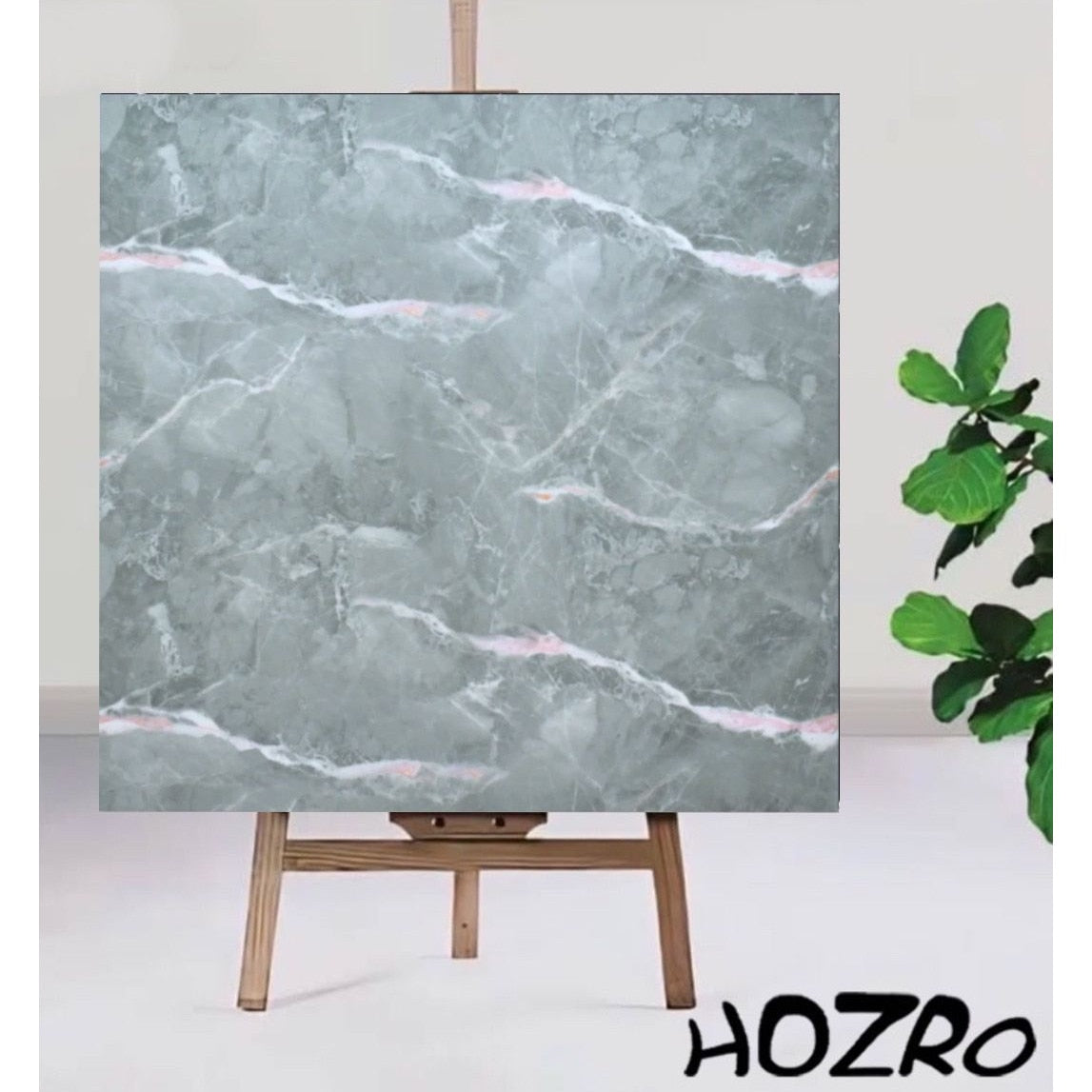 Set placi Hozro, Tapet imitatie Marmura decorativa autoadezive, pentru pereti, model abstract, 60x60 cm, 250-19, grosime 2mm BESTSELLS