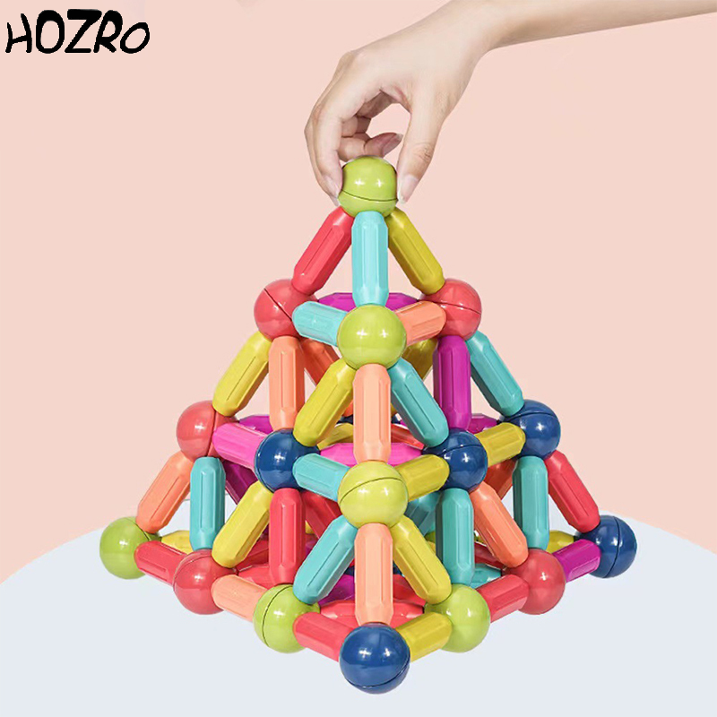 Puzzle Magnetic HOZRO, cu 25 de Piese Colorate – Joc Educativ și Creativ pentru Copii, Dezvoltă Imaginația, Coordonarea și Gândirea Logică HOZRO