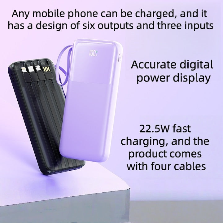 🔋 Baterie Externă Hozro 10.000 mAh – Energie Ultra-Rapidă, Oriunde Te Afli! HOZRO