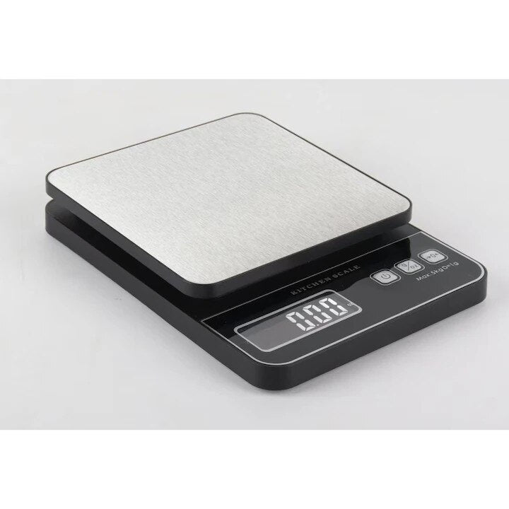 Cantar De Bucatarie Digital Hozro 5kg/1g Cu Platforma Inox, Display LCD, Dimensiuni 17.8x13x2.5cm, Ambalaj Cutie Color 19.8x13.7x4cm HOZRO