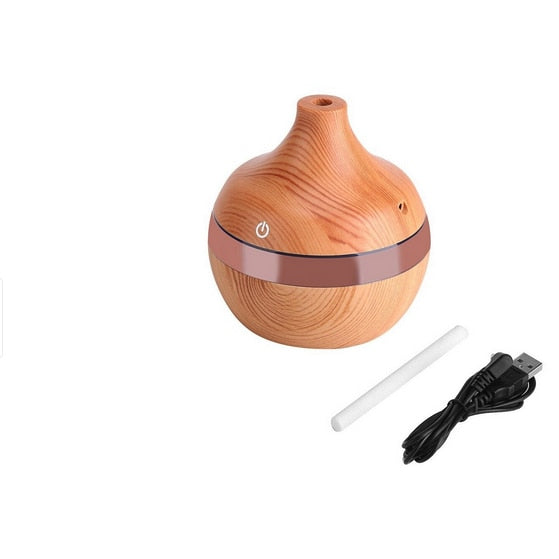 Pachet 1+1 HOZRO Mini Ventilator + Difuzor Aromaterapie. Silențios, compact, perfect pentru birou și acasă, diverse culori HOZRO
