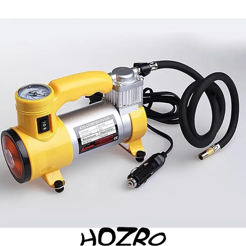 Compresor Auto HOZRO, pentru Masini mici si mari, cu multiple accesorii de umflat 12 V, 35 L/Min, 15 HOZRO