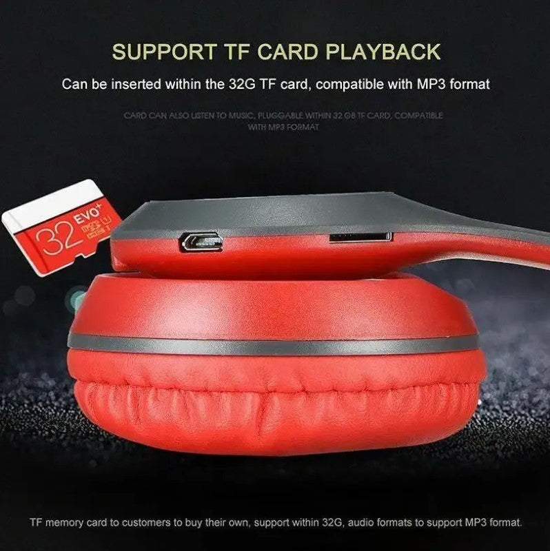 Căști Audio P47 Wireless Bluetooth, Red BESTSELLS