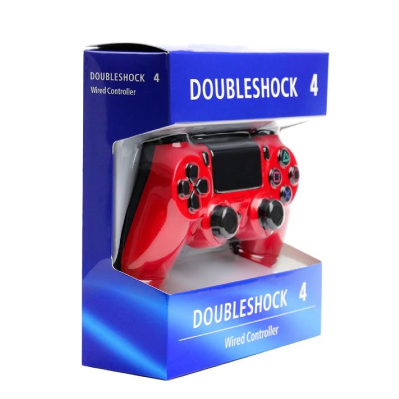 Controller wireless HOZRO, doubleshock, compatibil PS4, PSTV si PS Now, rosu
