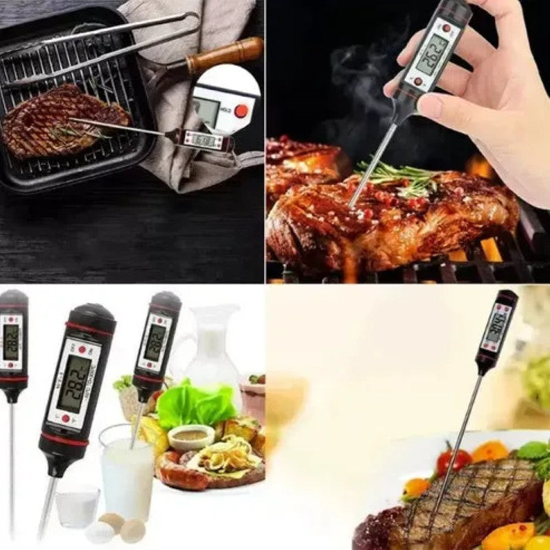 Termometru Digital pentru Mâncare și Lichide – Oprire Automată – Ecran LCD – 23 cm Lungime – Negru BESTSELLS