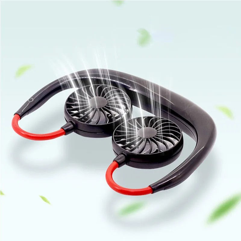 Mini ventilator portabil pentru gat – Racoare oriunde, oricand! 🌬️🔥 BESTSELLS