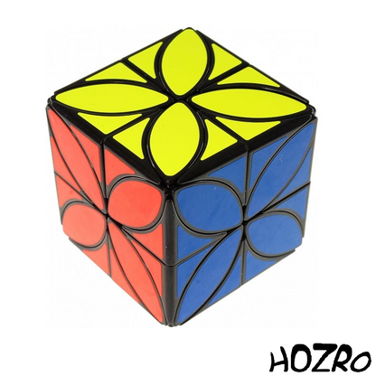 Cub Puzzle 3D HOZRO, Jucărie Antistres și Logică, Design Colorat cu Model Floral HOZRO