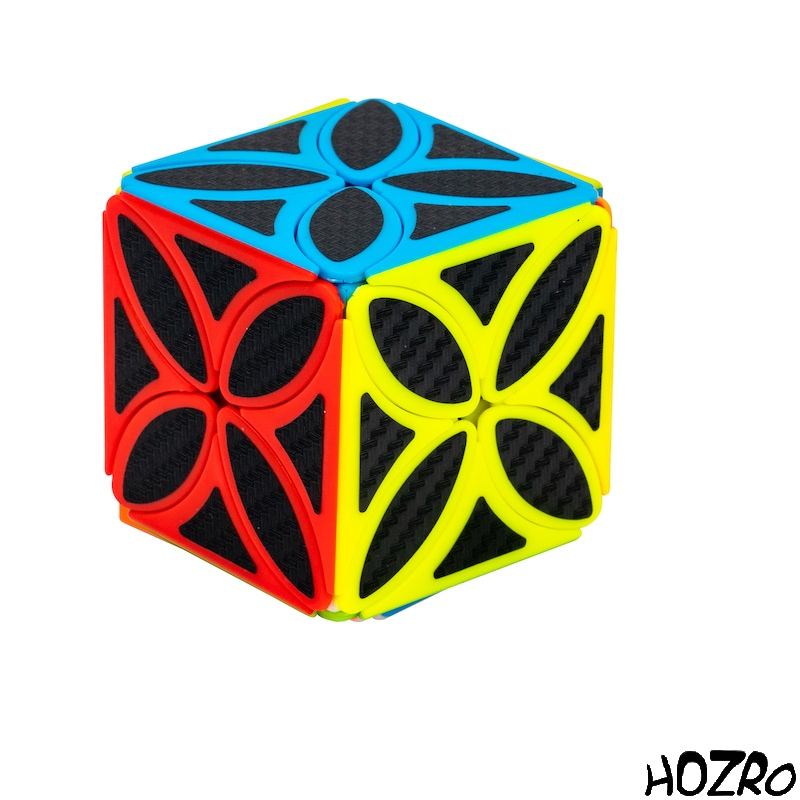 Cub Puzzle 3D HOZRO, Jucărie Antistres și Logică, Design Colorat cu Model Floral HOZRO