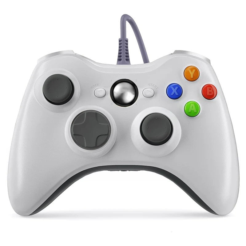 🎮 Controller de Joc cu Fir – Compatibil Xbox 360 / PC – Alb BESTSELLS