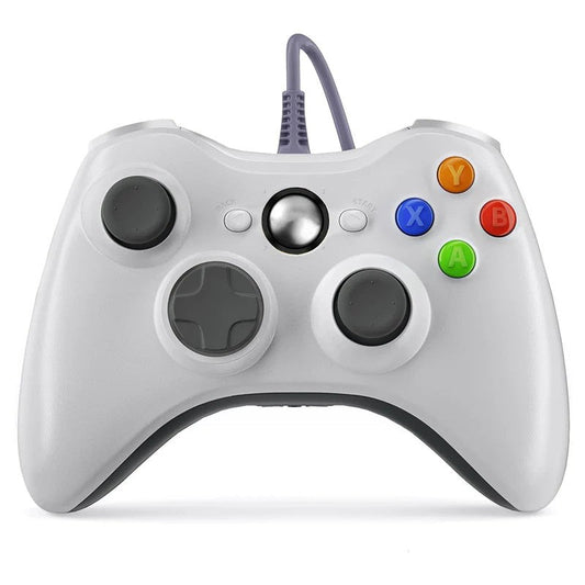 🎮 Controller de Joc cu Fir – Compatibil Xbox 360 / PC – Alb BESTSELLS