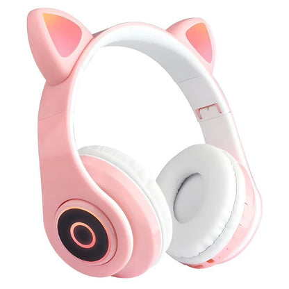 🎧 Căști Wireless Model Pisică B39 – Sunet HiFi, Iluminare RGB și Stil Unic! 🐱 BESTSELLS
