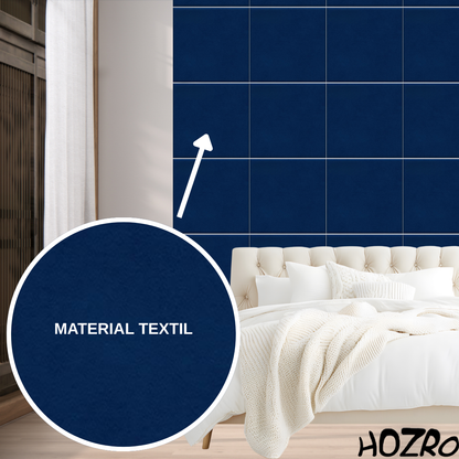 Panou tapitat pentru perete – sticker imitatie material textil, HOZRO, decorare practica și rapidă, 35x35 cm, VELVET-602-26 BESTSELLS