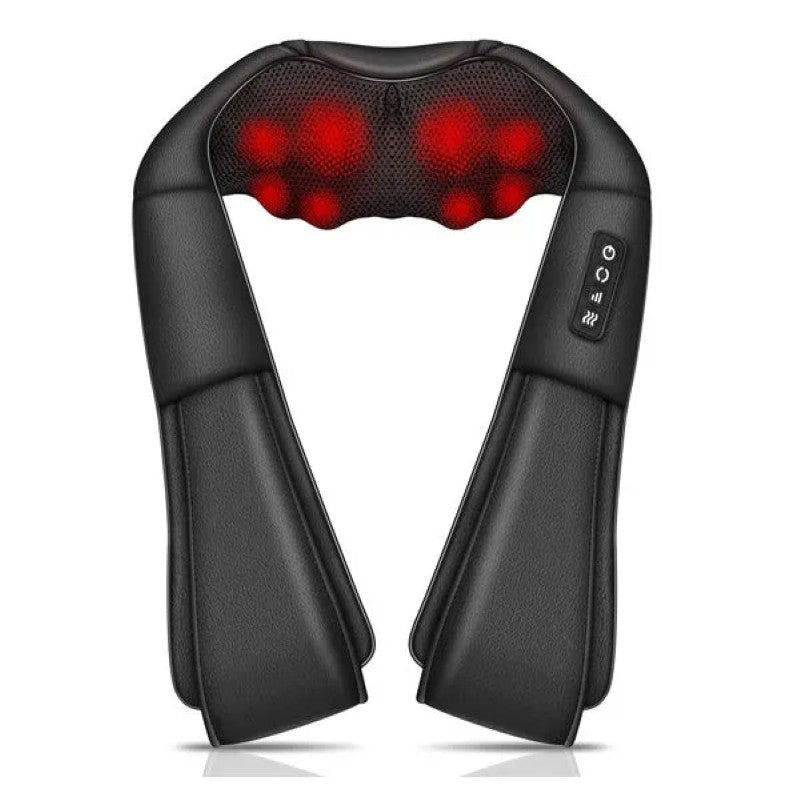 Aparat de Masaj Shiatsu 3D Bidirecțional – Relaxare Completă pentru Gât, Spate, Umeri, Picioare și Talie BESTSELLS