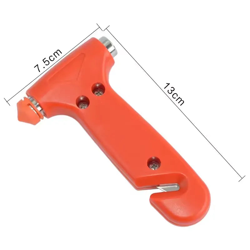 Ciocan de Urgență 2in1 pentru Auto – Sparge Geamuri și Taie Centura de Siguranță – Portocaliu 🔧 BESTSELLS