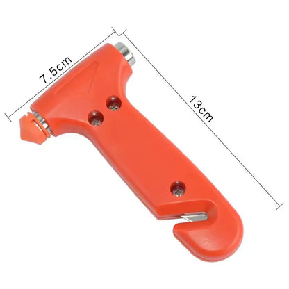 Ciocan de Urgență 2in1 pentru Auto – Sparge Geamuri și Taie Centura de Siguranță – Portocaliu 🔧 BESTSELLS