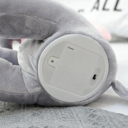 🐘 Elefănțelul Interactiv Cucu-Bau HOZRO – Jucăria de Pluș care Cântă și Își Mișcă Urechile (30 cm) HOZRO