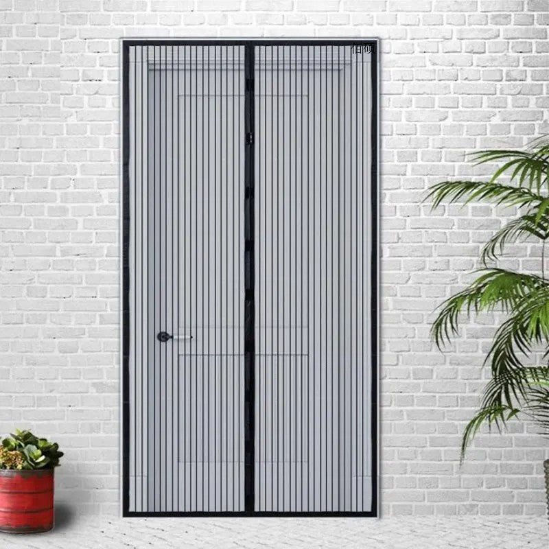 Plasa pentru Usa cu Inchidere Magnetica, anti-insecte, tantari, muste, negru BESTSELLS