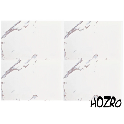 Set 10 x Placi imitatie Marmura autoadezive HOZRO, Model abstract, pentru pereti, acopera o suprafata de 1.8 mp, design modern, foarte usor de montat, MAG001 HOZRO
