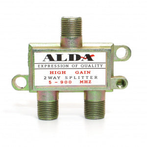 Splitter TV 2 cai, Alda, 3 x F, 5-900 MHz BESTSELLS