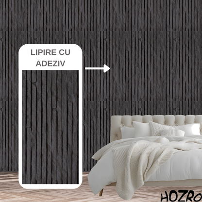 Panouri Decorative Exterior HOZRO, Soft Stone Skin 60 x 120 cm – Finisaj Elegant Tip Piatră, Montaj Rapid, Rezistență Ridicată pentru Fațade Moderne, Model 602-39 BESTSELLS
