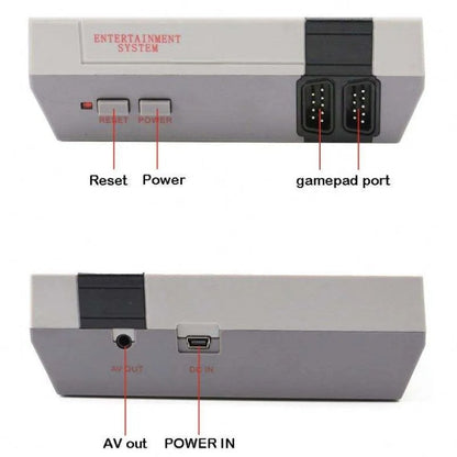 Consolă Gaming, 620 Jocuri Clasice, 2 Controllere, Multiplayer BESTSELLS