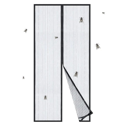 Plasa pentru Usa cu Inchidere Magnetica, anti-insecte, tantari, muste, negru BESTSELLS