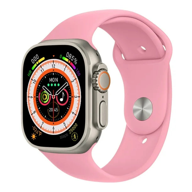 Smartwatch HOZRO, X8 Pro Max, Gri, Ecran HD, Monitorizare Sănătate, IP67 Waterproof, Notificări, Sport, Apel Bluetooth, Compatibil Android & iOS HOZRO