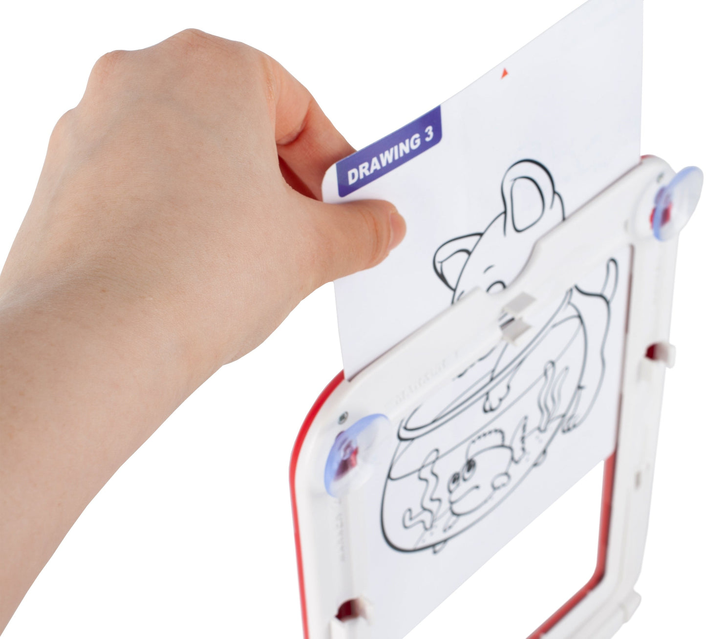 🎨 Tabletă Grafică cu Ecran LCD Magic Pad HOZRO – Lumini LED Interactive, 30 de Șabloane și 3 Pixuri cu Două Capete HOZRO