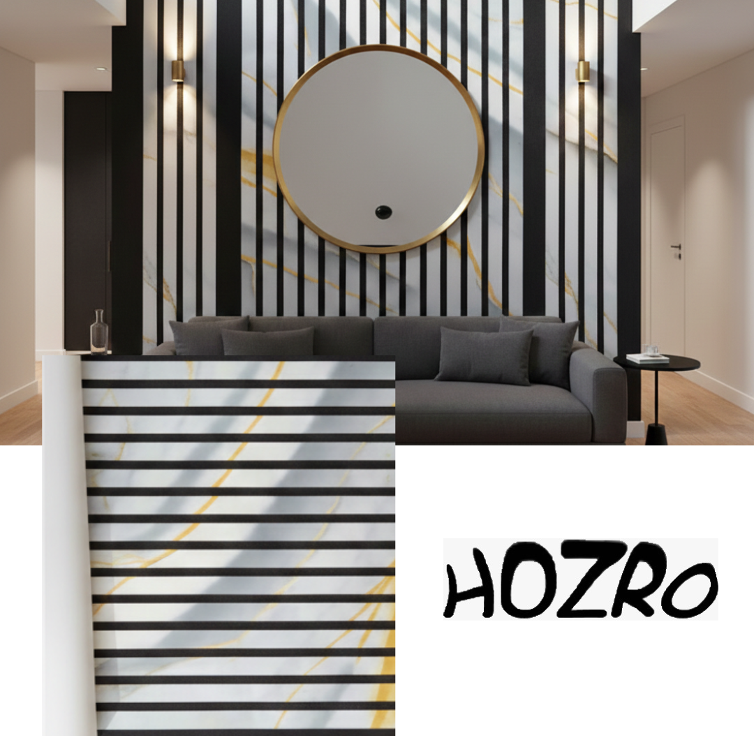 Tapet autocolant HOZRO, cu efect de fante, dimensiune 58×300 cm – material decorativ flexibil pentru amenajări contemporane și transformări fără efort, GST-557 HOZRO