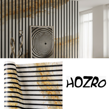 Tapet autocolant HOZRO, cu efect de fante, dimensiune 58×300 cm – material decorativ flexibil pentru amenajări contemporane și transformări fără efort, GST-476D3 HOZRO