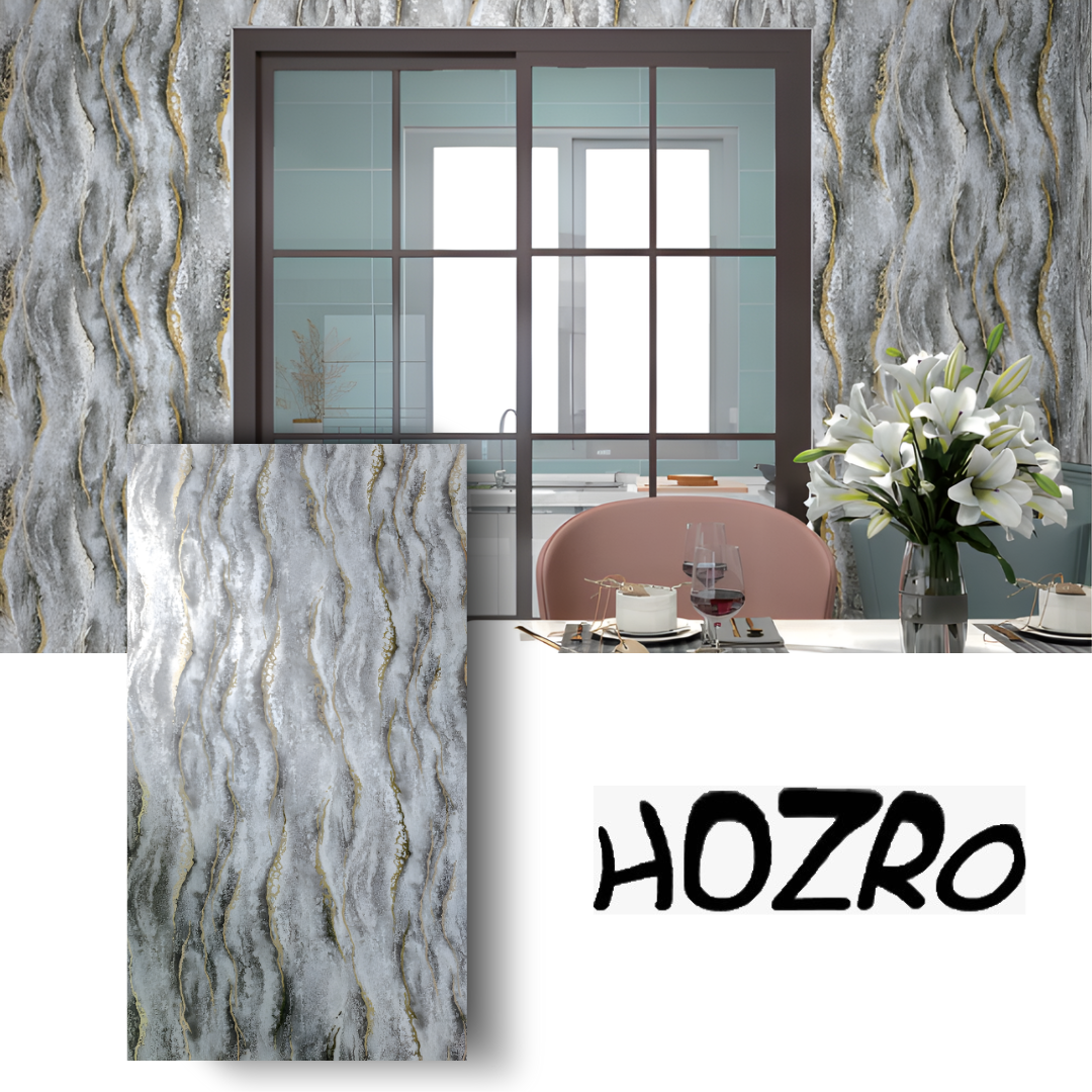 Tapet autocolant tip marmură HOZRO, rolă 1.2 × 3 m, model TLS-004, soluție elegantă pentru decor interior premium BESTSELLS