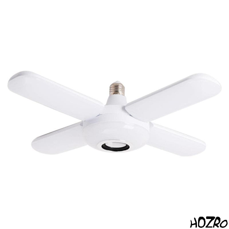 Boxă Bec HOZRO, cu elice și Bluetooth, design inovator 2 în 1, funcționează ca lampă LED și boxă wireless portabilă, cu sunet clar și posibilitate de agățare, ideală pentru petreceri, camping sau uz casnic HOZRO