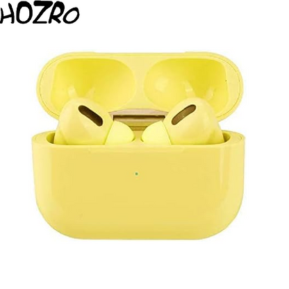 Căști Wireless HOZRO, Model Air Pro – Varianta Galben, Sunet Premium, Bluetooth și Design Modern HOZRO