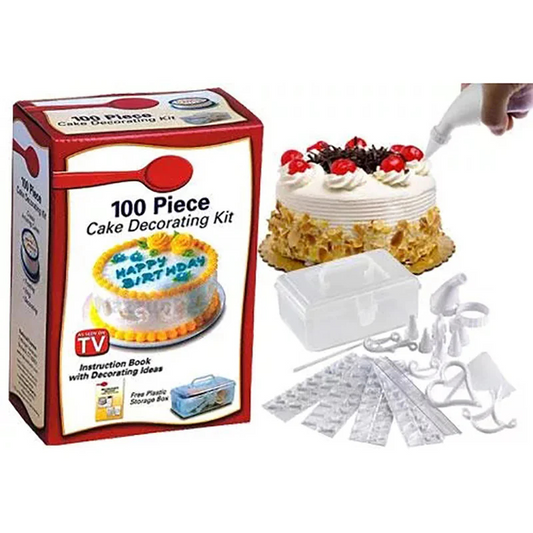 Set HOZRO, 100 Piese Decor Tort – Ornamente Comestibile și Accesorii pentru Decorarea Torturilor și Prajiturilor HOZRO