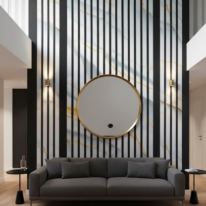 Tapet autocolant HOZRO, cu efect de fante, dimensiune 58×300 cm – material decorativ flexibil pentru amenajări contemporane și transformări fără efort, GST-557 HOZRO