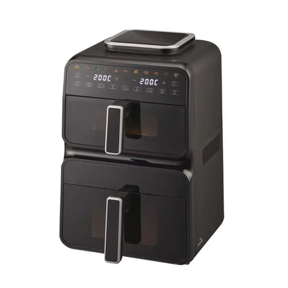 🍳 Friteuză cu aer cald Double Stack HOME 11L, 3000W – Revoluția în bucătăria ta! HOZRO