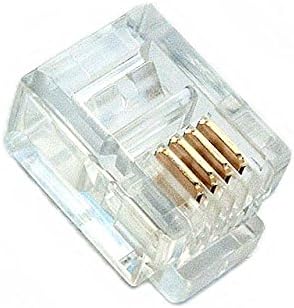 Mufa cablu telefonic, Pentru receptor, RJ11, 4 pini (m) BESTSELLS
