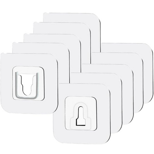 Suport Dublu pentru Fixare pe Perete HOZRO, Rezistent, Multifuncțional, Din Material Durabil, Ideal pentru Organizare, Depozitare și Economisirea Spațiului în Locuință, Birou sau Garaj HOZRO