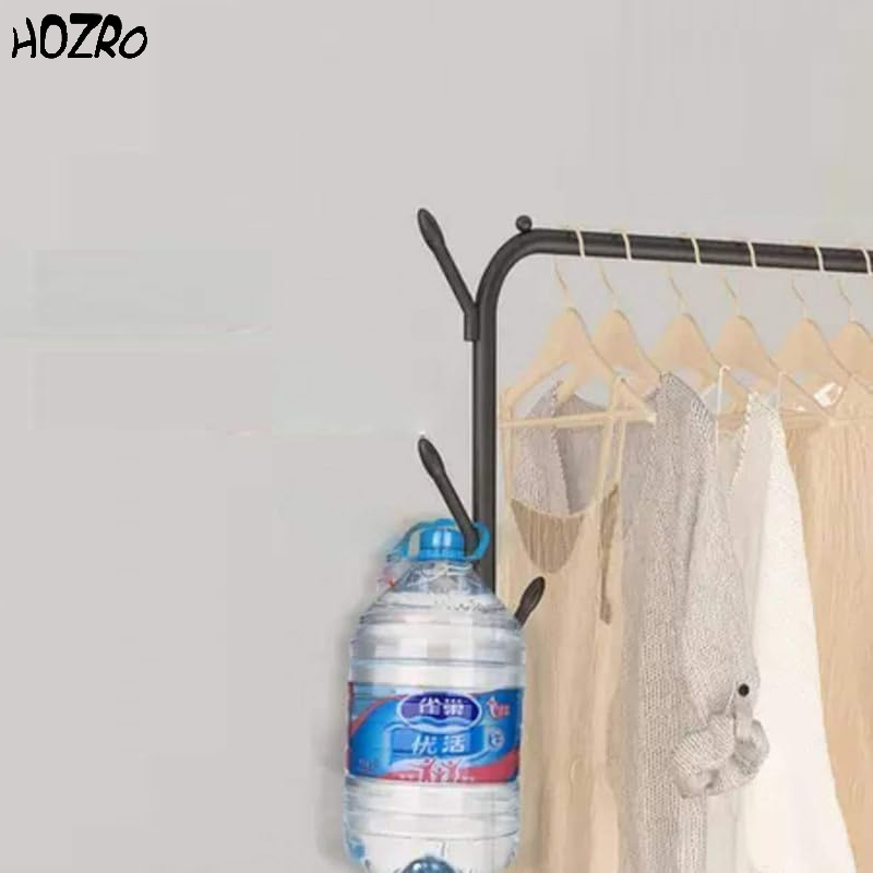 Suport de Umerașe HOZRO, din Metal Negru, 150x110x40 cm – Stativ Elegant și Stabil pentru Haine, Ideal pentru Dormitor, Hol sau Dressing, Design Modern și Funcțional HOZRO