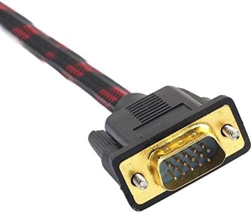 Cablu analogic PANZAT DVI-I la VGA, 24+5pini, dublu ecranat, calitate deosebita BESTSELLS