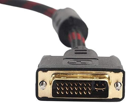 Cablu analogic PANZAT DVI-I la VGA, 24+5pini, dublu ecranat, calitate deosebita BESTSELLS