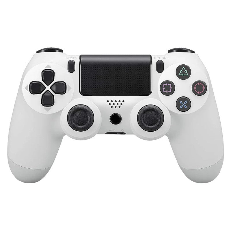 Controller Wireless HOZRO, DoubleShock , compatibil cu PS4, vibratie dubla, baterie performanta, alb