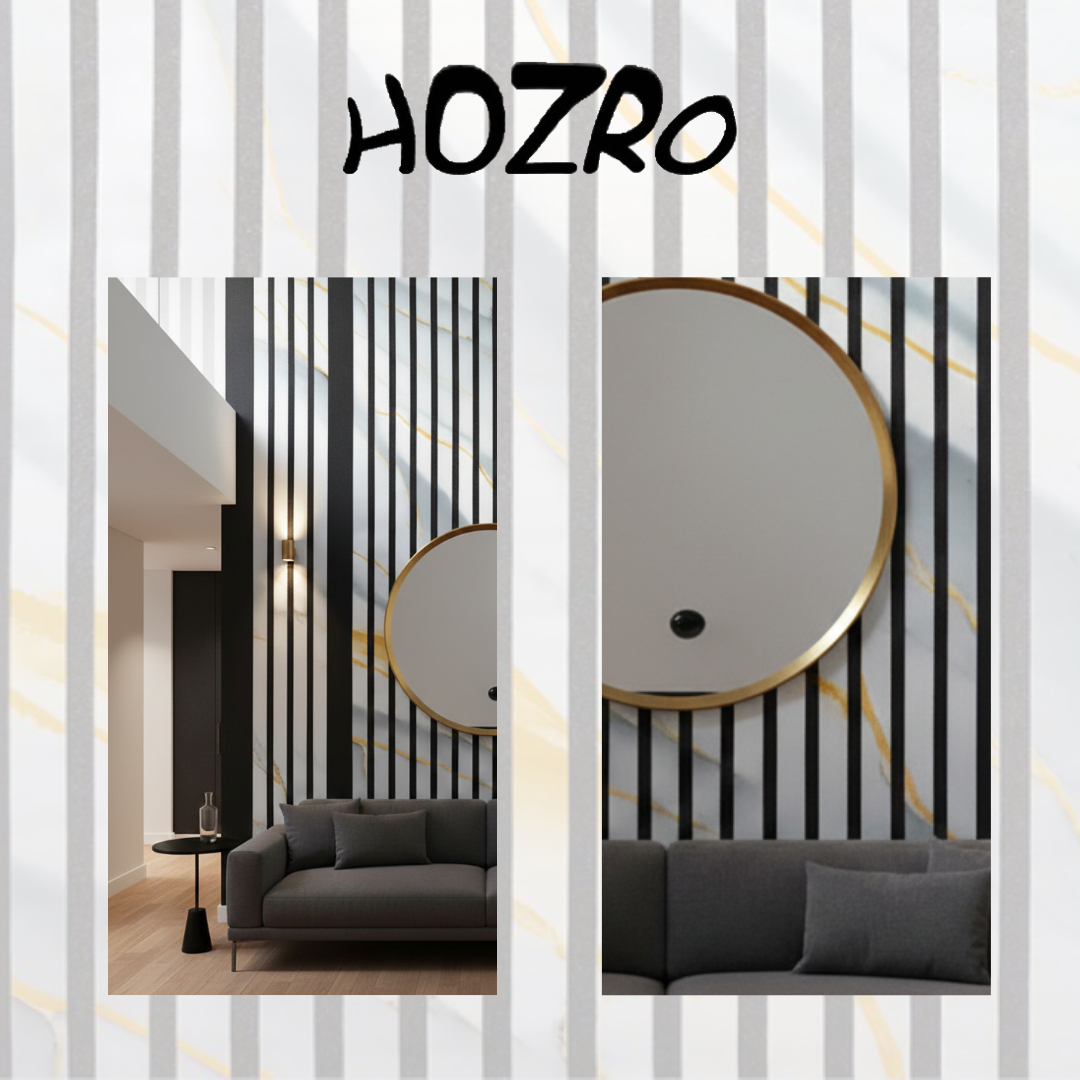 Tapet autocolant HOZRO, cu efect de fante, dimensiune 58×300 cm – material decorativ flexibil pentru amenajări contemporane și transformări fără efort, GST-557 HOZRO