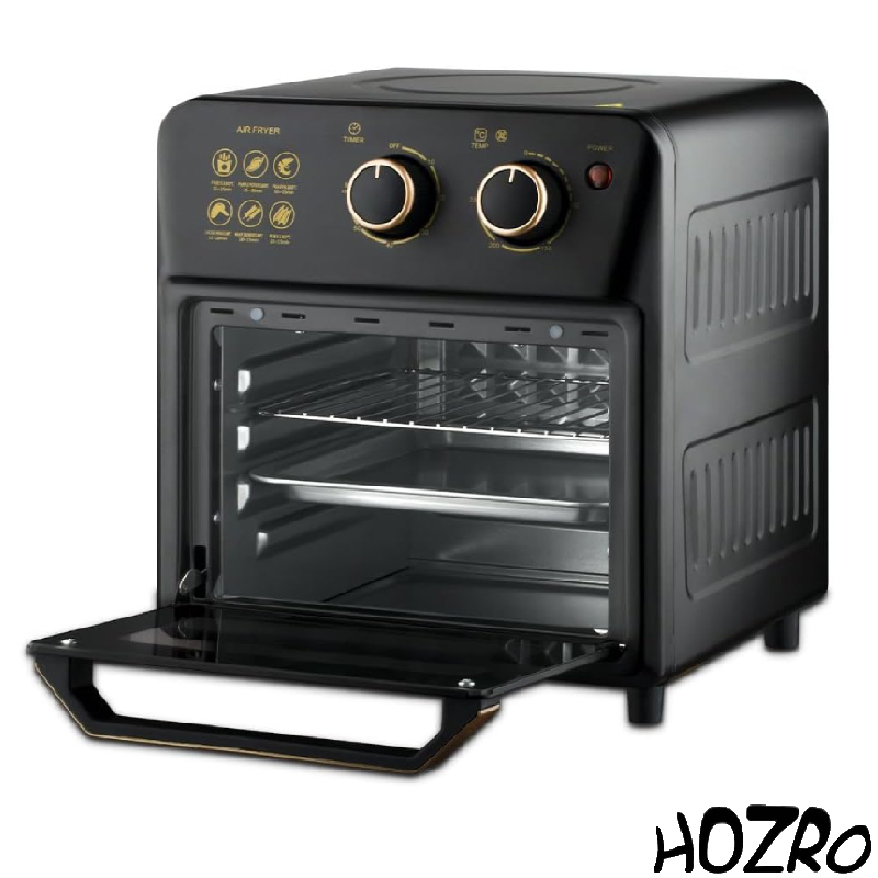 Air Fryer HOZRO, Model DS-18 – 12L, Friteuză cu Aer Cald, Gătit Sănătos și Rapid, Cuptoare Multifuncțional fără Ulei HOZRO